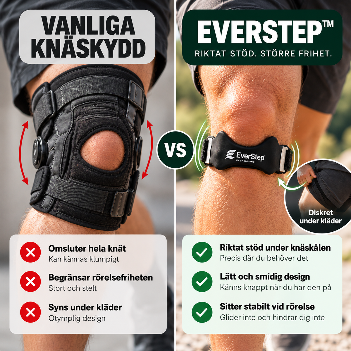 Rätt stöd. Utan allt det klumpiga.